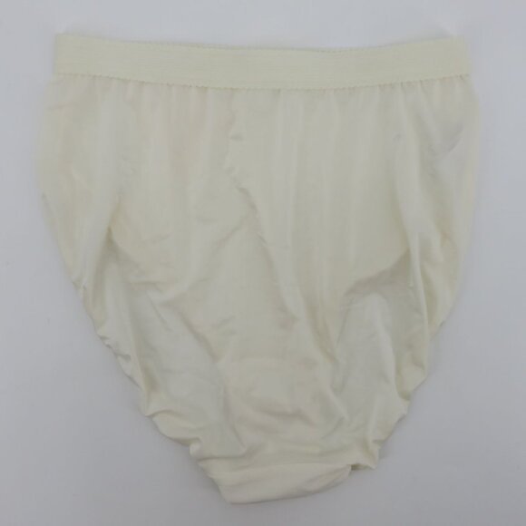 VTG Wacoal Women 7 Style 89360 Body Suede Solid Ivory Panty Nylon Blend NEW NWT - Picture 6 of 13